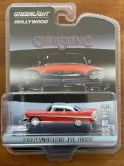 GREENLIGHT HOLLYWOOD CHRISTINE 1958 PLYMOUTH FURY “EVIL” VERSION Series 24 1:64