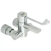 CliniMix® CP-BS Wall Mounted Thermostatic Progressive Basin Mixer - Lever 75-105