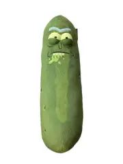Rick & Morty Pickle Rick NWT Biting Lip Soft Plush Stuffed 18” Funko Adult Swim