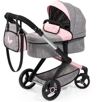 Bayer Design Doll Pram XEO Stroller Pushchair for Dolls