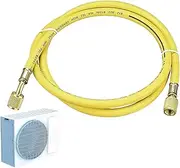 Car AC Refrigerant Hose, R134a Refrigerant Recharge Kit 59 Inches, Tricolor High Pressure Recharge Hose for Pressure Gauge