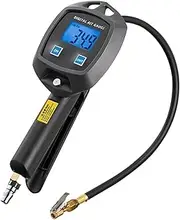 with Inflator Hose Nozzles Car Tester Tire Pressure Gauge 0-255Psi 0-18Bar Monitor Inflation Gun Motorcycle Bike Tyre Manometro