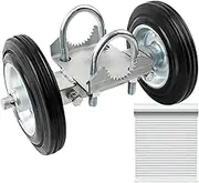 Rolling Gate Wheels,600 lb Capacity Chain Link Fence Gate Rollers - Heavy Duty Plate Caster Chain Link High Load Capacity Hardware Accessories for Driveway Farm Home