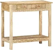 Generic Console Table 80x35x74 cm Solid Mango Wood,320379