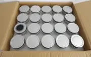 CASE 40 MASON JARS LIDS 4 OZ SIZE LIDS LABELS BRAND NEW NEVER USED NIB