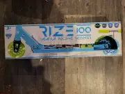 New Madd Gear Light-Up Rize 100Mm Folding Scooter-Blue/Green-Great For Age 3+