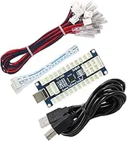 SJ@JX Arcade Game USB Encoder Board Macro Command Zero Delay Gamepad Button Joystick Controller for Nintendo Switch PC PS3 Raspberry Pi