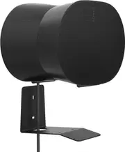 Wall-mounted Speaker Rack Non-slip Speaker Bracket for Sonos Era 300 (Black)