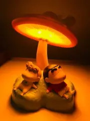 Crayon Shin-chan Mushroom LED Mini Mood Night Lamp - Cute Interior Decoration