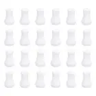 24Pcs Cord Knobs, 25.4mm Window Blind Tassels Plastic Pull Cord, White