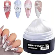 Building Gel for Nails - Solid Gel Nail Polish,Personal Care Supplies for Manicure Salon Fashion Everyday Practice Party Holiday Decoration Seasonal
