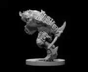 Gnoll - DND - Pathfinder - Dungeons & Dragons - RPG - Tabletop - mz4250- Miniatu