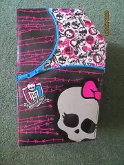Monster High Zippered Doll Carry Case 2012 Mattel Inc. NEW with Tag
