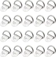 Stainless Steel D Shape Tie down Anchors, D Rings Anchor Lashing Rings for Car T