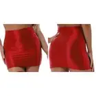 AU Womens Solid Color Bodycon Mini Skirt High Waist Nightclub Pencil Skirt