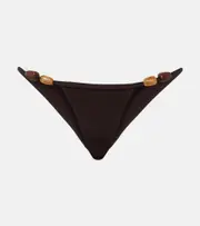 [Christopher Esber] Christopher Esber Crystal Fracture bikini bottoms AU 8 brown