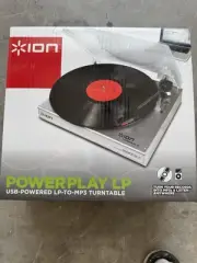 Ion Powerplay Lp UBS Powered Lp To Mp3 Turntable New