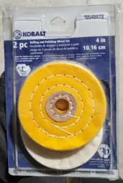 *NEW* 4" Buffing and Polishing Wheel Set 2pcs for Bench Grinder