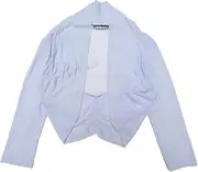 [Allegra K] Women's Semi Sheer Mesh Elegant 3/4 Sleeves Stretchy Tops Bolero Shrug