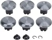 Metal Thumbsticks for PS 5 Edge Controller, Controller Interchangeable Analog Joystick, Thumb Stick Caps Compatible with PS 5/PS 4/Switch Pro/X Box Controllers (Black)