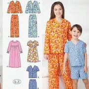 SnugStitch Kids Pajama Patterns: Easy Sew for Boys & Girls (Sizes 7-14)