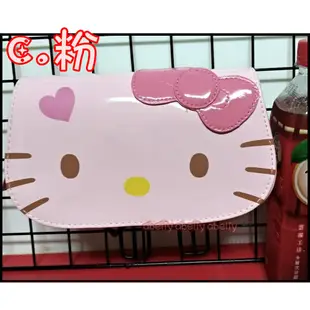 正版 三麗鷗 Hello Kitty 凱蒂貓造型手機斜背包 鏈條包 鐵鏈包 硬殼包 漆皮亮