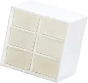 SEWACC Plastic Desktop Box for Clothes Storage Multi-grid Stationery Drawer Transparent Home Storage Boxes