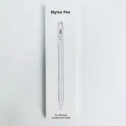 Stylus Active Pen for iPad 6th–11th Gen, Air, Mini, Pro (2018–2025) Type-C White