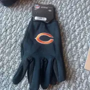 NFL McArthur Sport Utility Gloves, Chicago Bears Two Tone Adult Size New W Tags