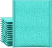 UCGOU 7.25x12 Inch Teal Padded Envelopes Waterproof Poly Bubble Mailers Self Seal Mailing Shipping Envelopes 25pcs