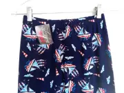 Sz XXS nautical lover leggings in navy w/ white, red sailboats by Legging Army.