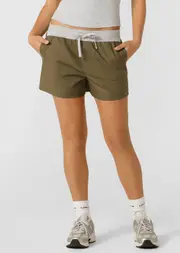 [Lorna Jane] Flashdance Original Shorts in Brown, Size - Medium M Hazel