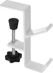 JEWEDECO Desk Schoolbag Hook Metal Hanging Hooks Bag Storage Easy Hanging and Removal Purse Table Backpack Holder