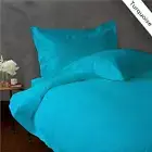 800 TC EGYPTIAN COTTON COMPLETE BEDDING COLLECTION 4 PCs SHEET SET T.BLUE COLOR