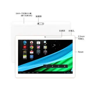 【Super Pad】極速對決 Plus 10.1吋 3G 聯發科四核心 平板電腦(3G/32GB) (6.6折)