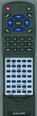 Replacement Remote for Hitachi HL02961, CPDX250, CPDX300