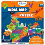 Skillmatics India Map Puzzle - 70 Pieces, Educational Toy Free Shipping