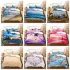 Seaside Seashore Beach Boat Coconut Tree Landscsape Doona Duvet Quilt Cover Set