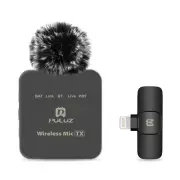 PULUZ Wireless Lavalier Microphone Portable Audio Video Recording Mini Mic