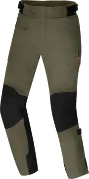 Merlin Mahala D3O Explorer Motorcycle Textile Pants, black-green, Size S for Men Black Green