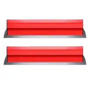 2pcs Paint Smears Repair Wall Scrapers Steel Guide Putty Leveling Scraper Tool