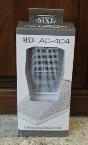 BRAND NEW SEALED MXL AC-404 USB BOUNDARY MICROPHONE WHITE
