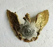 German Pickelhaube Brass Prussia Happen Badge Prussian Helmet Free Shipping gift