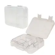 My Family Easy Clean Bento Lunchbox – Leakproof, Durable & Kid-Approved - Clear