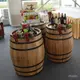 橡木桶 酒桶 木桶 實木婚慶裝飾啤酒桶 酒莊 擺件陳列 木製 木酒桶