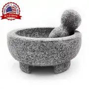 Molcajete Salsa Bowl Mortero De Piedra Guacamole Estilo Mexicano Top Quality New