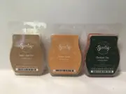 Scentsy Wax Bar Seasonal Lot Baked Apple Pie Christmas Tree & Autumn Sunset