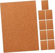 10pcs Corkboard Cork Boards Announcement Message Board Cork Board for Photo Announcement Bulletin Board Creative Notice Board Cork Wall Tiles Wall Board A4 Wood Crafts Memorandum