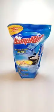 DAMPRID Moisture & Musty Odor Absorber Refill Pouch Dehumidifier 42 oz FG30K NEW