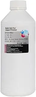 1000ML Dye Ink Inkjet Printer Ink - Compatible with Epson, Compatible with Canon, Compatible with HP, Compatible with Brother(1PCS LC)